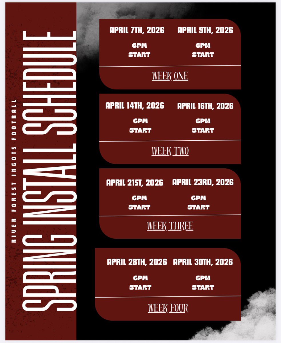 coachterry6's tweet photo. We put the finishing touches on a series of excellent Spring Installs!! Energy and effort were on display throughout. Our staff couldn’t be more excited for the next steps with this group!! 💯 🔥 🔥 #IngotPride #IngotsGoldRush #DIG https://t.co/Mvb138rSrC