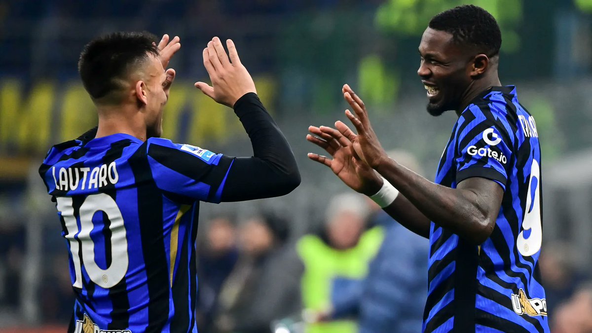 POL_SPORT_CLUB's tweet photo. #football #futbol #footballfans #footballnews #Inter #lautaromartinez #Intermilano
Lautaro Martinez &amp; Marcus Thuram https://t.co/5ehGMrLteb