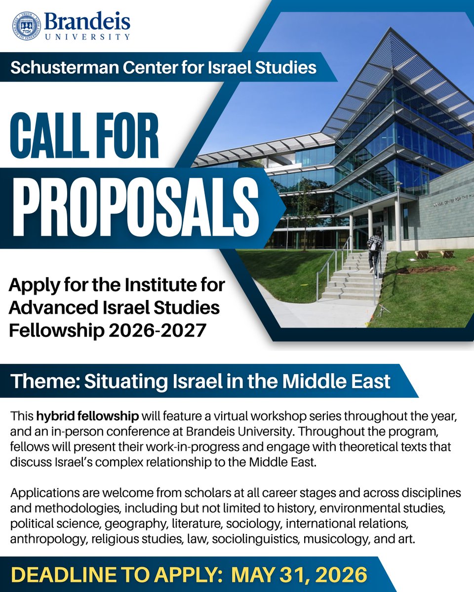 Association for Israel Studies tweet media
