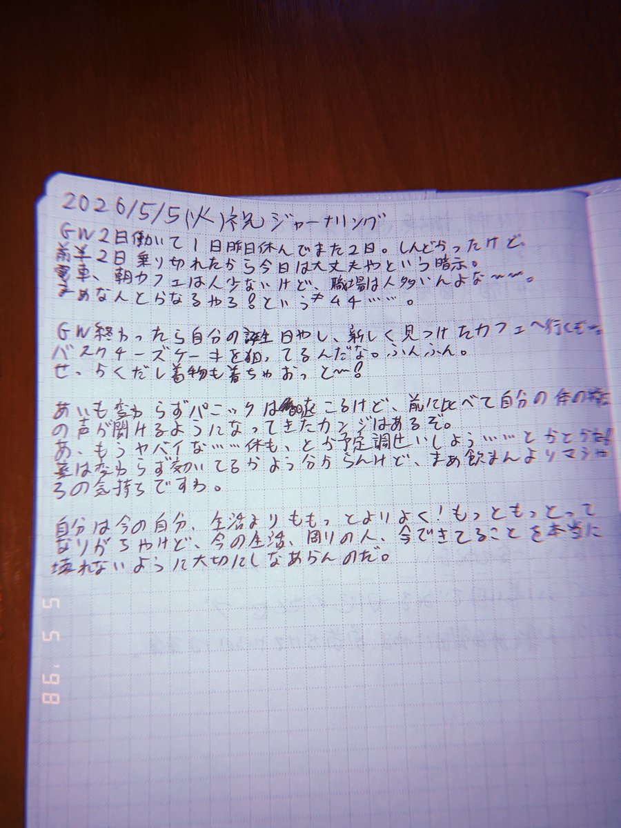 Somewheredayo's tweet photo. ジャーナリングオナニーした https://t.co/21THSrf0on