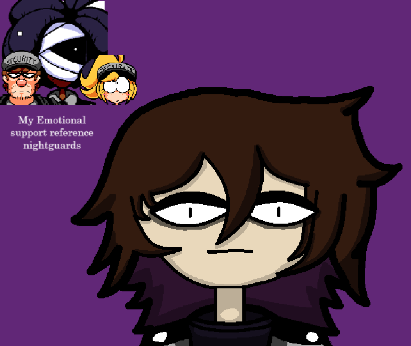 Tried drawing my sona in the Frickbears 3 style, I have a vague idea of what I'm doing