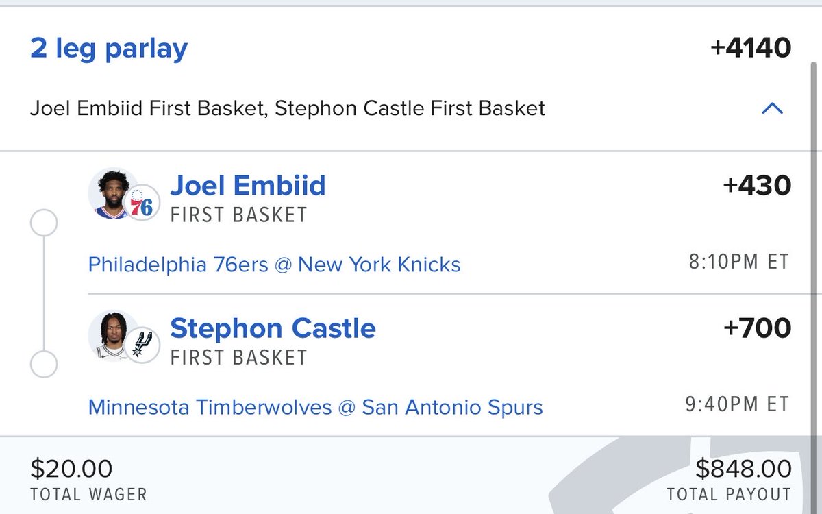 TheOddsFathers's tweet image. Semifinals basketball🔥

It’s a vibe! Interesting matchups. 

Trust the process😉

Let’s goooo @CappCollective #NBA First Baskets💰