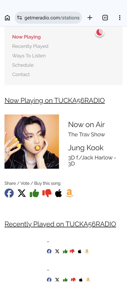 jon91_97jkee's tweet image. I'm listening to  #3D f./Jack Harlow - 3D by  #JungKook on  #TUCKA56RADIO  #BTSSpotlights @RadioTucka56 
#NowPlaying
Thank you
