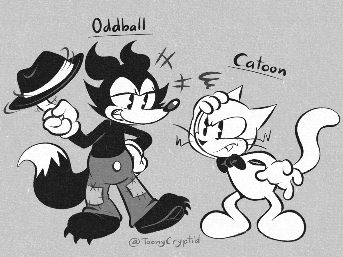 ToonyCryptid's tweet photo. Oddball &amp; Catoon.
Oddball from @InkwellInsanity https://t.co/oIwegPIkyr