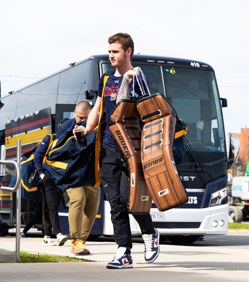 OHLBarrieColts's tweet image. Colts are back in town.