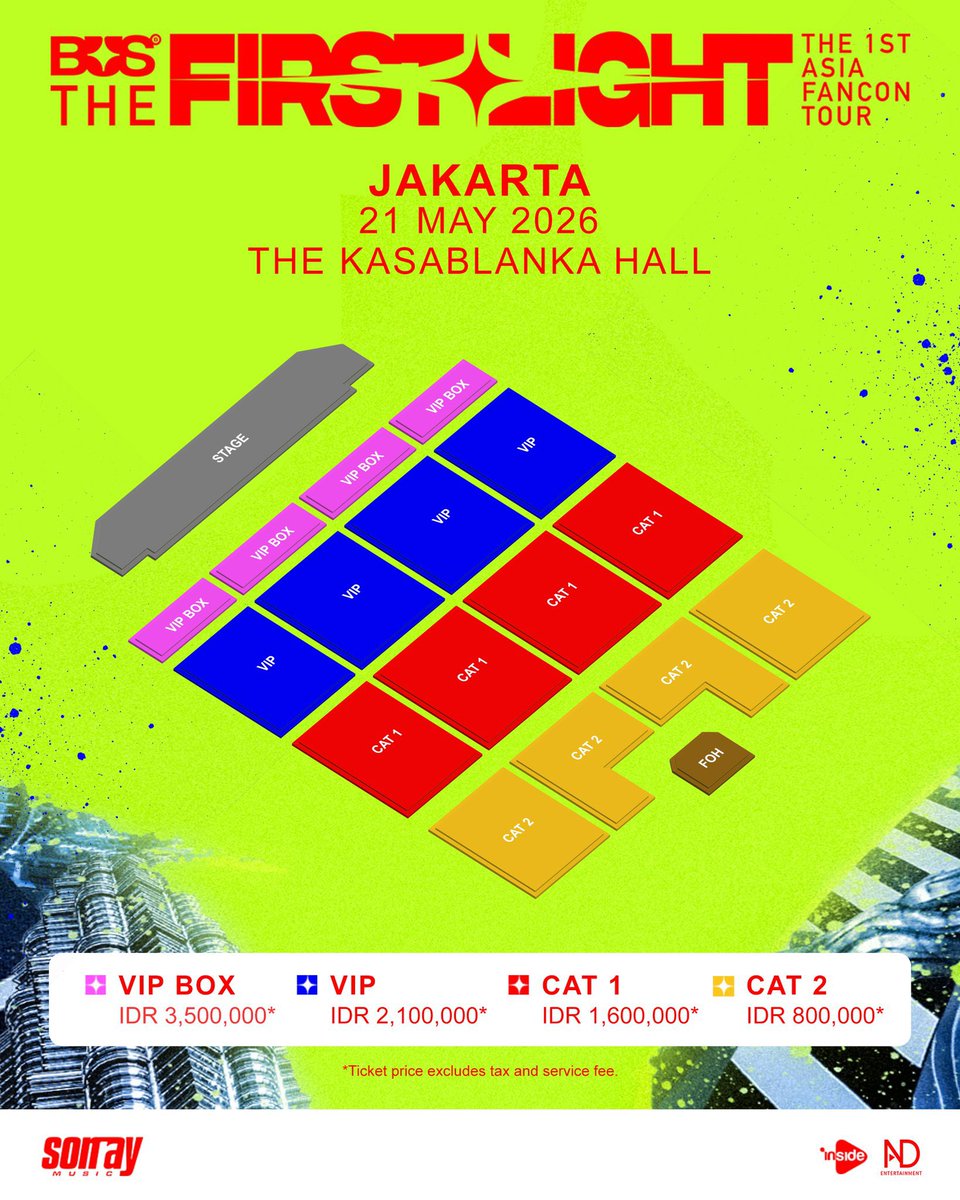 vanianah's tweet photo. #WTS 
BUS THE 1ST ASIA FANCON TOUR: THE FIRST LIGHT IN JAKARTA.   
🗓 21.05.2026
💥💥THE KASABLANKA HALL

 ✔️VIP BOX
 ✔️VIP
✔️CAT 1
✔️CAT 2 

DM TO SECURE✔️
#BUS_THEFIRSTLIGHT
#BUS_The1stAsiaFanconTour #BUSinJakarta https://t.co/ncJBc2Q9aA