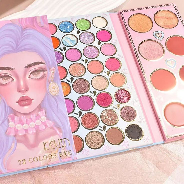 sofichan686's tweet image. Kevin coco eyeshadow palette 💖 link in bio No.A161📌🛒 #eyeshadow #palette #fy