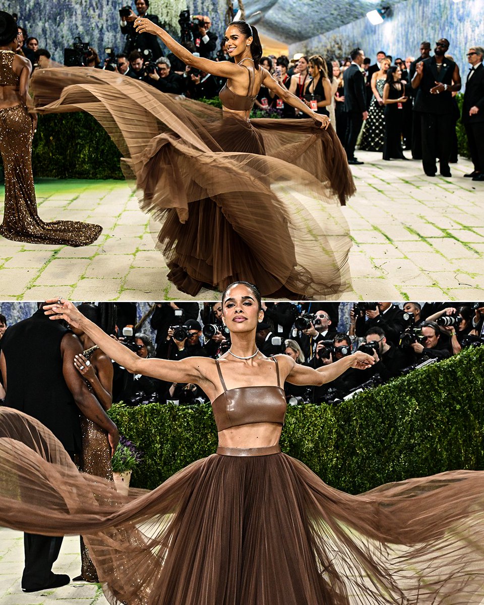 Misty Copeland showing off her moves at the Met Gala 🔥
