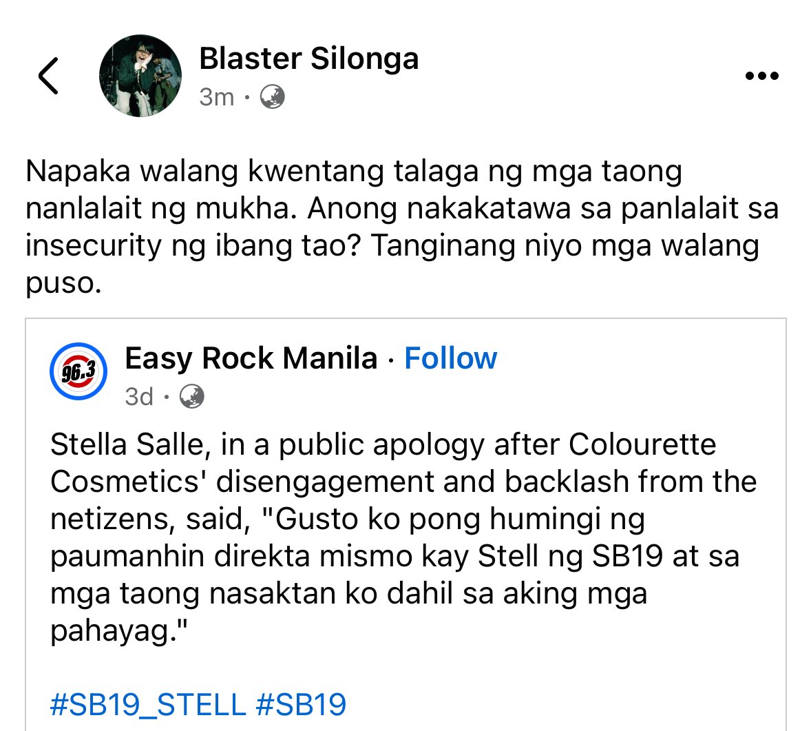 Eto yun. Thank you ulit, Blaster. 🥹
It meant a lot. 💛

<a href="/stellajero_/">Stell Ajero</a> #Stell 
<a href="/IVOFSPADES/">IV OF SPADES</a>
