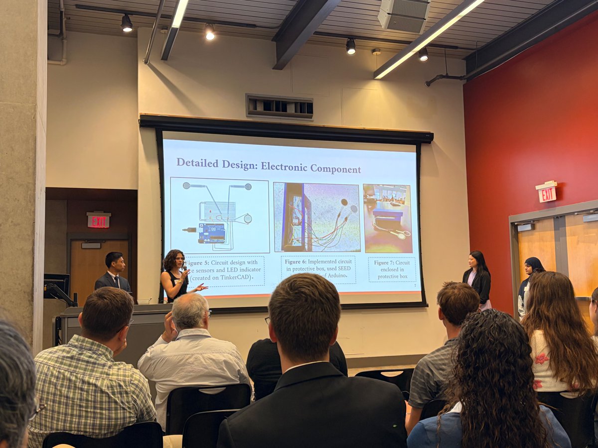 bridges_strong's tweet photo. Thrilled to have attended the 18th Annual Engineering Senior Design Day at The Catholic University of America today!  Saw amazing student projects bursting with ingenuity — solutions that can improve daily life, science, and spark real businesses. So excited about the future inventors we’re inspiring and our growing partnership with these passionate CUA professors! #EngineeringInnovation #FutureInventors