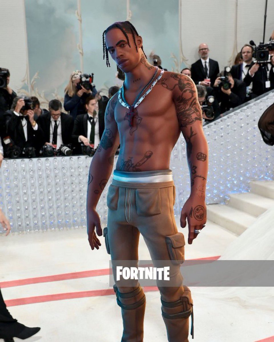 realAlucar's tweet image. Several Fortnite skins have arrived at the #MetGala live event.

#Fortnite #FortniteNews