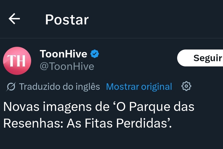 A tradução automática já não liga mais pra porra nenhuma.