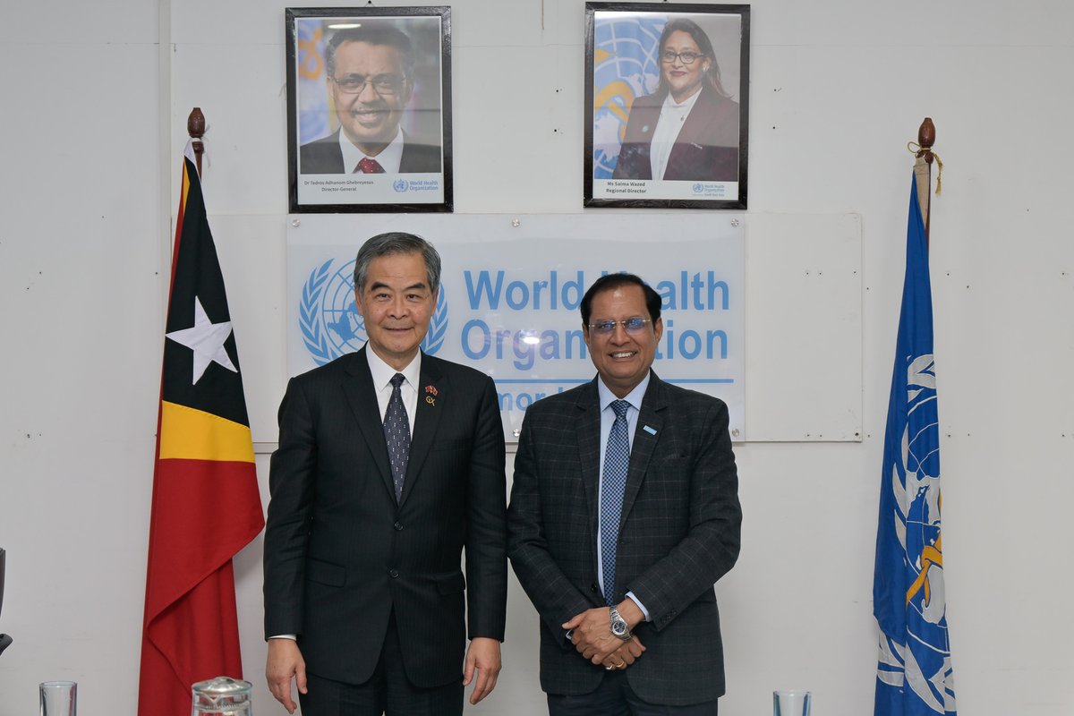 WHO Timor-Leste tweet media