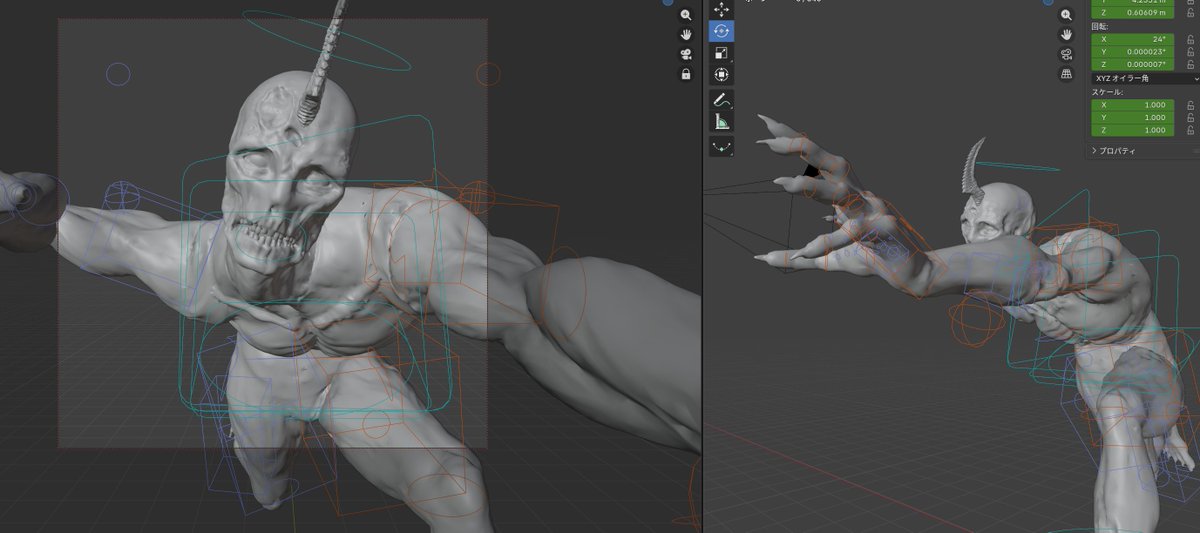 ragil_BrMt's tweet image. 体調が微妙だけど、ちょっとだけ作業。
#blender #3d