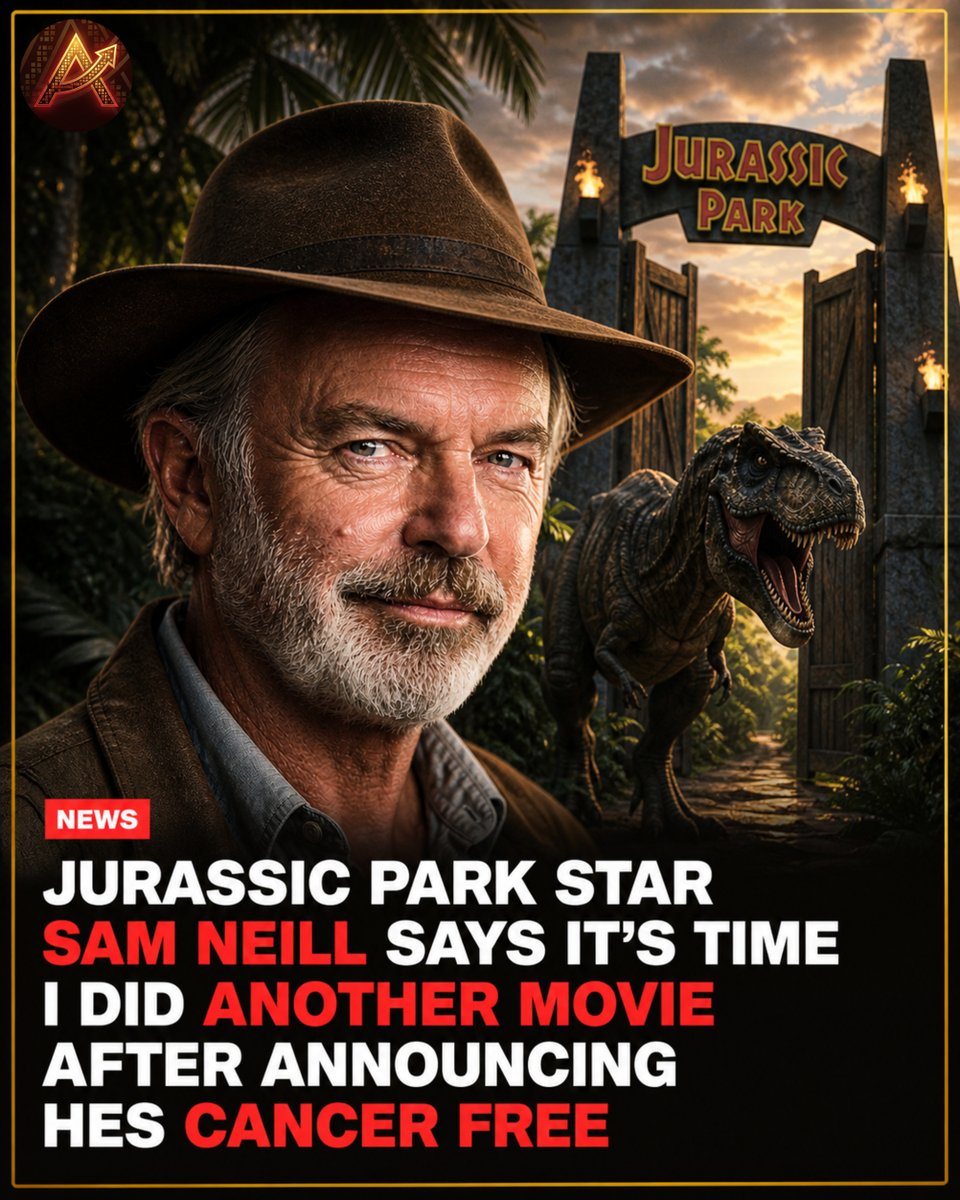 PixelThroneX's tweet photo. Cancer-Free and Ready: Sam Neill Returns to the Big Screen

Legendary Jurassic Park star Sam Neill has shared some wonderful news with his fans. After a five-year battle with stage three blood cancer, the actor has officially announced he is cancer-free. More importantly, Neill declared it’s time he got back to doing what he loves, confirming he is ready for his next major movie role. Following his return as Dr. Alan Grant in Jurassic World Dominion, the world can’t wait to see what this resilient icon tackles next.  

 #SamNeill #CancerSurvivor #JurassicPark #AlanGrant #MovieNews #HollywoodLegend #Resilience #BeatingCancer #ActingNews #Icon #GoodNews #Cinema #JurassicWorld #SurvivorStory #EntertainmentNews