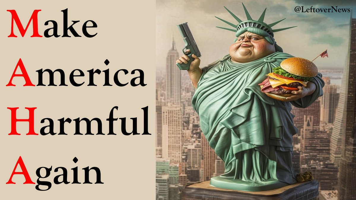LeftoverNews's tweet image. #MAGA turns #MAHA into #MakeAmericaHarmfulAgain