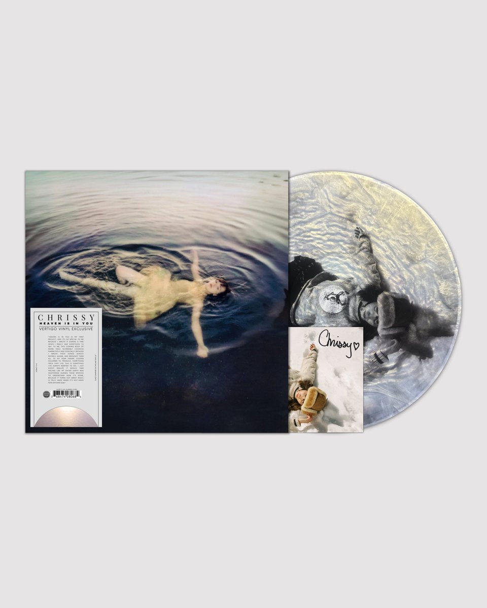 vertigovinylga's tweet photo. VV x Chrissy

VV Exclusive: “Heaven Is in You” by Chrissy

Pressed on iridescent “sunlight shimmer on the beach” vinyl LP with silk screen printed B-side, this release is limited to 300 hand numbered copies. Once it’s sold out, it will not be repressed.

All copies available with a signed postcard

https://t.co/FOSnILTv3E