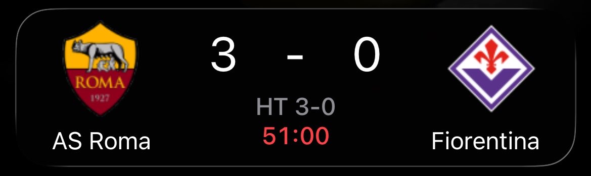 EskiUsulTahmin's tweet photo. 🍀⚽️ AS Roma – ACF Fiorentina

Tercih: Ev Sahibi İlk Yarı Gol Atar
Oran: 1.50

Maç beklediğimiz gibi çok hızlı çözüldü.

🎯✅ ÇOK RAHAT BİR KAZANÇ ALDIK ✅🎯

Analiz net, senaryo net.

#EskiUsülİddia #Canlı #Analiz #Roma #Fiorentina #SerieA #Futbol #Gol #Bahis #GününMaçı #Goller https://t.co/AT72TN68vT