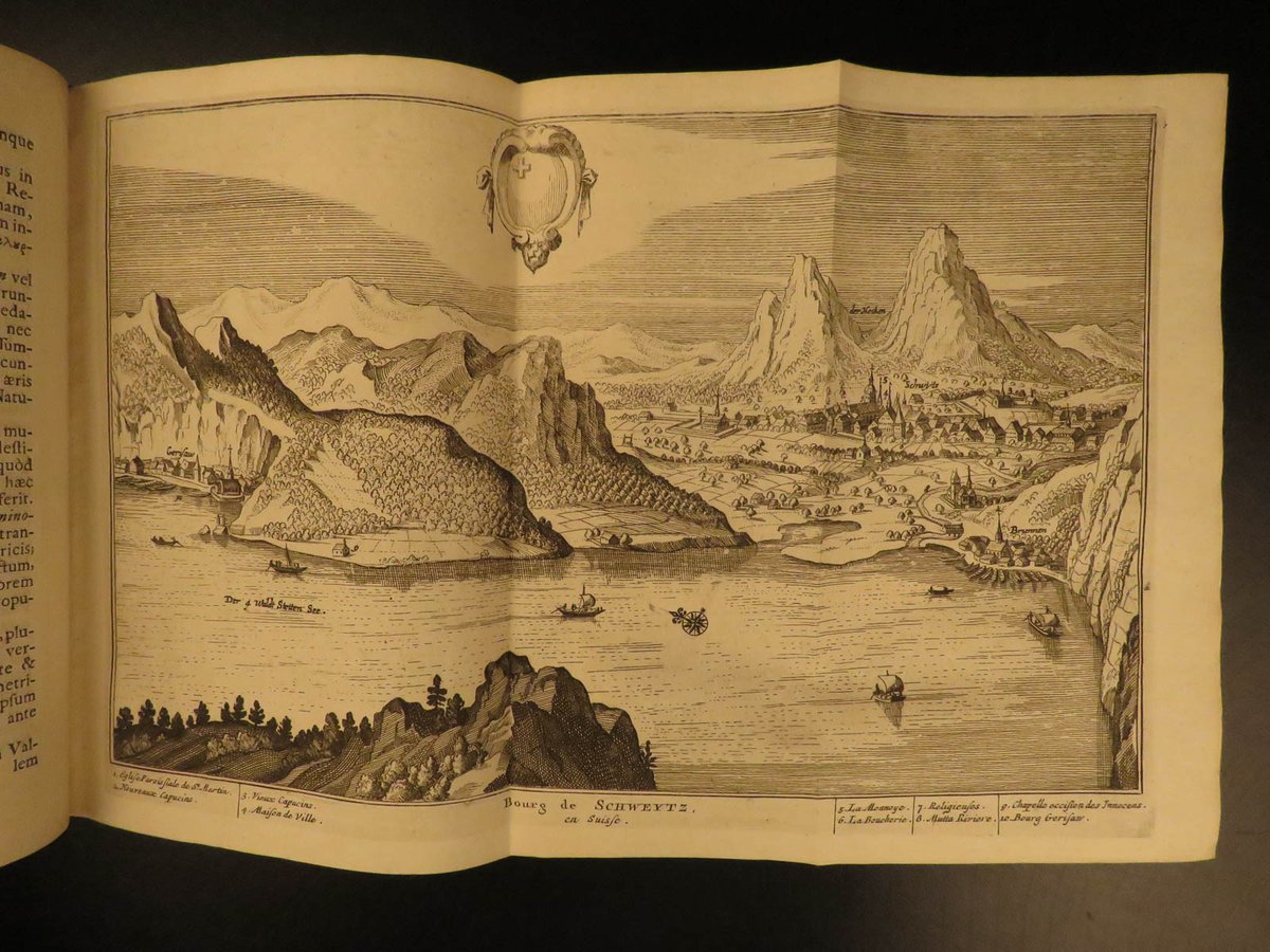 SchilbRareBooks's tweet image. This Swiss explorer claimed to have found evidence of dragons! Johann Jakob Scheuchzer's "Itinera Alpina" is an illustrated travelogue of his adventures in the Swiss Alps. (1723) Interested? ow.ly/V9lQ50YUBv6
Want more? ow.ly/aiw450YUBv7

#Switzerland #Voyages #Swiss