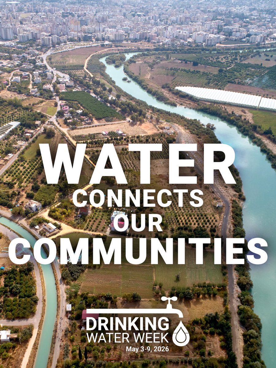 DuPageWaterComm's tweet photo. This week is #DrinkingWaterWeek, an opportunity to learn about your drinking water, while recognizing the people responsible for keeping those systems running every day. Throughout the week, we’ll highlight the work that supports safe, reliable drinking water for our community. https://t.co/ssyyHTMYPV