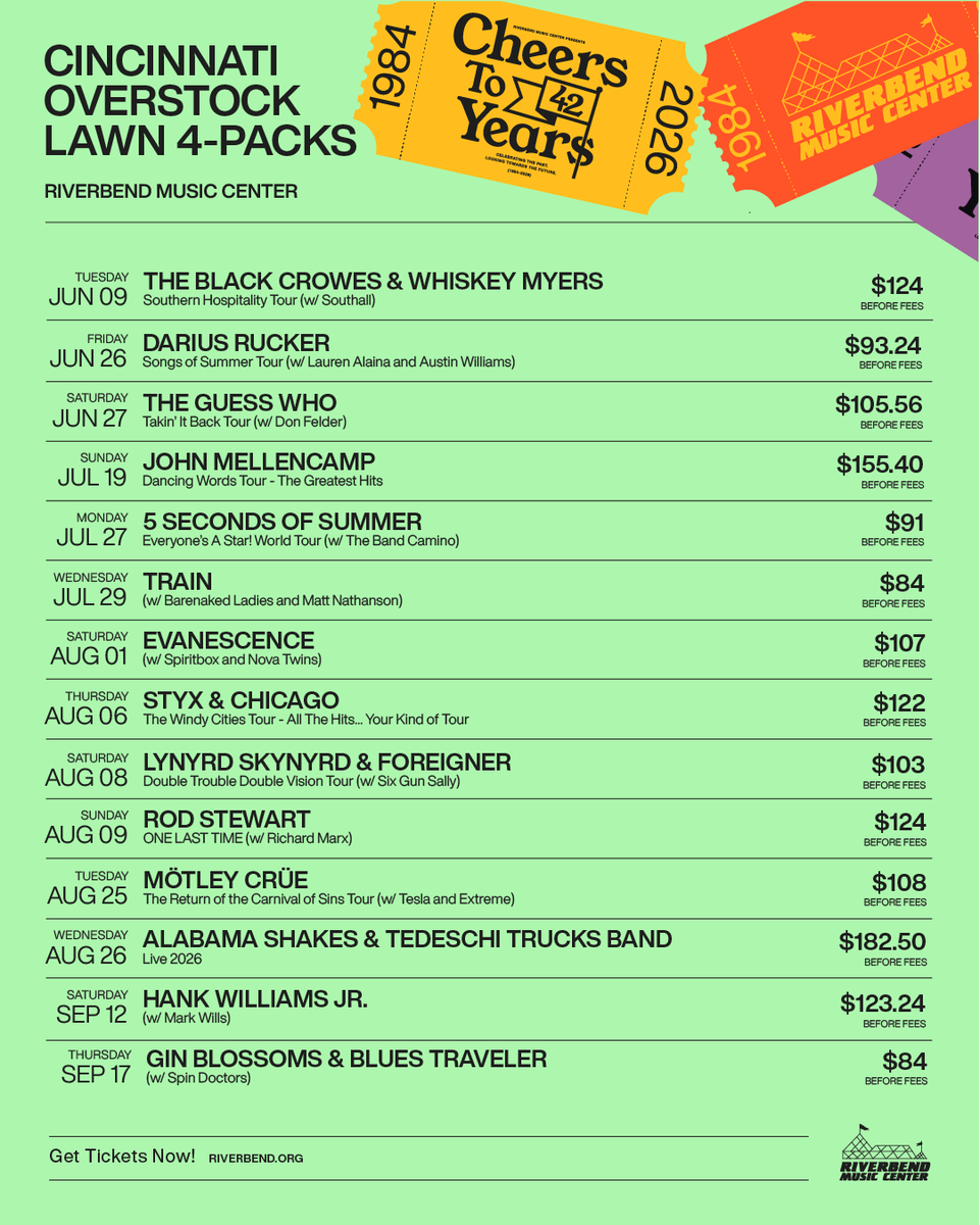 Riverbend Music Center tweet media
