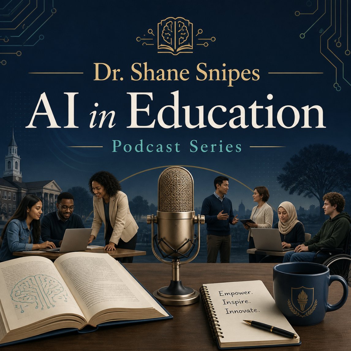 shaneSnipes's tweet image. AI is already in the classroom.
Question is whether we use it as a shortcut machine… or as a co-creator.
🎧 New podcast: soundcloud.com/dr-shane-snipes
Exploring #AppliedAI, #CoCreate, teaching innovation, #entrepreneurship, &amp;amp; the future of learning. #AIinEducation #HigherEd #EdTech