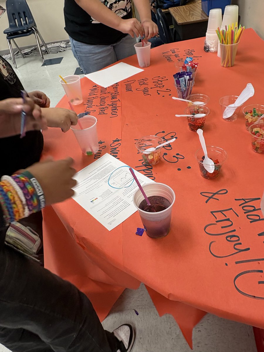 Soria2126's tweet photo. Sip, Set Goals, Succeed! Students created their own drinks to fuel up for a 1 on 1 conference focused on their end of year goals. They reflected on their learning by completing a math survey &amp; reviewing their MAP Growth scores.🥤🎯📚#SipSetSucceed  #DataDriven #StudentReflection https://t.co/spJYr6kRaV