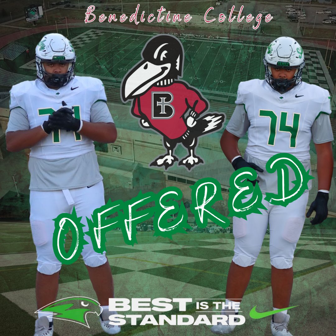 StaleyRecruits's tweet photo. 🚨Falcon Offer Alert🚨

2027 OL/DL Toa Ofahulu (@Halatoa_Ofahulu) picks up an offer from Benedictine College!   

#RecruitStaley #BITS #AC26 https://t.co/HcTtUK3yDQ