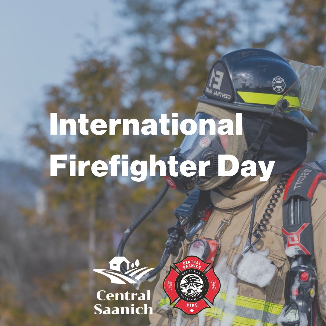 IAmCarlJensen's tweet image. Happy #InternationalFirefighterDay to our amazing Central Saanich #firefighters! Every day you run toward danger so the rest of us don’t have to. Our community is safer and stronger because of you. Thank you! 🔴⚫ #CSaan #Heroes @csvffa @CSaanichFire