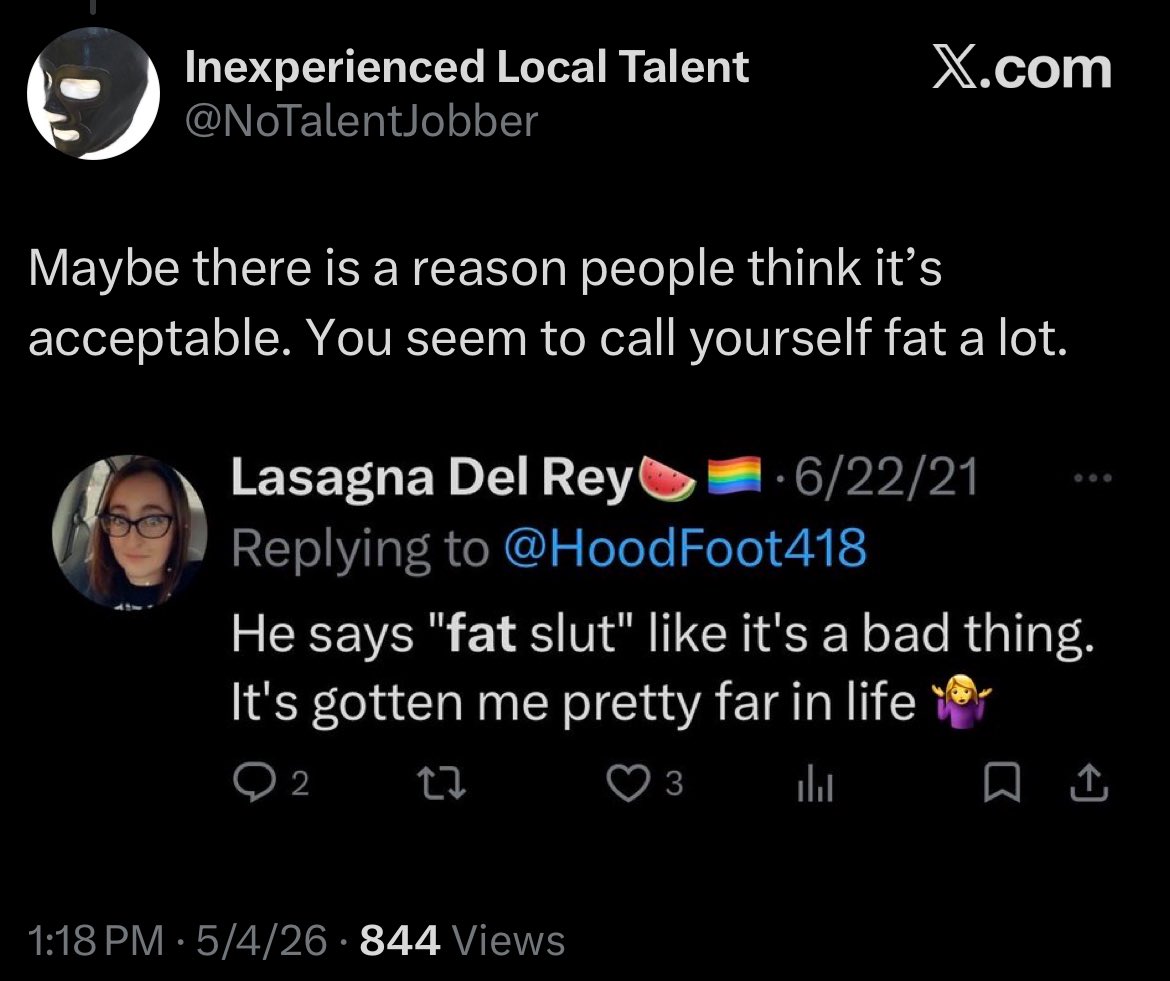 Lasagna Del Rey🍉🏳️‍🌈 tweet media