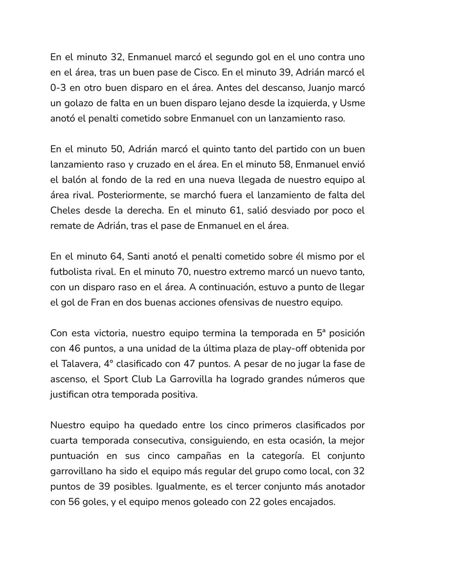 S. C. La Garrovilla tweet media