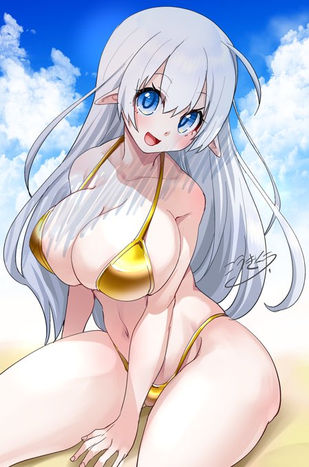 OCエルフでゴールデンビキニなど