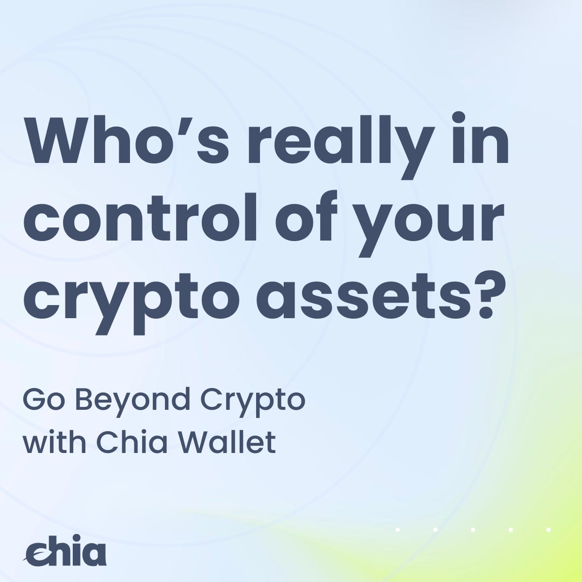 chia_project's tweet photo. Is your blockchain open source and public? If not, you don't know who or what can access your assets. https://t.co/JwEZpEKmLk