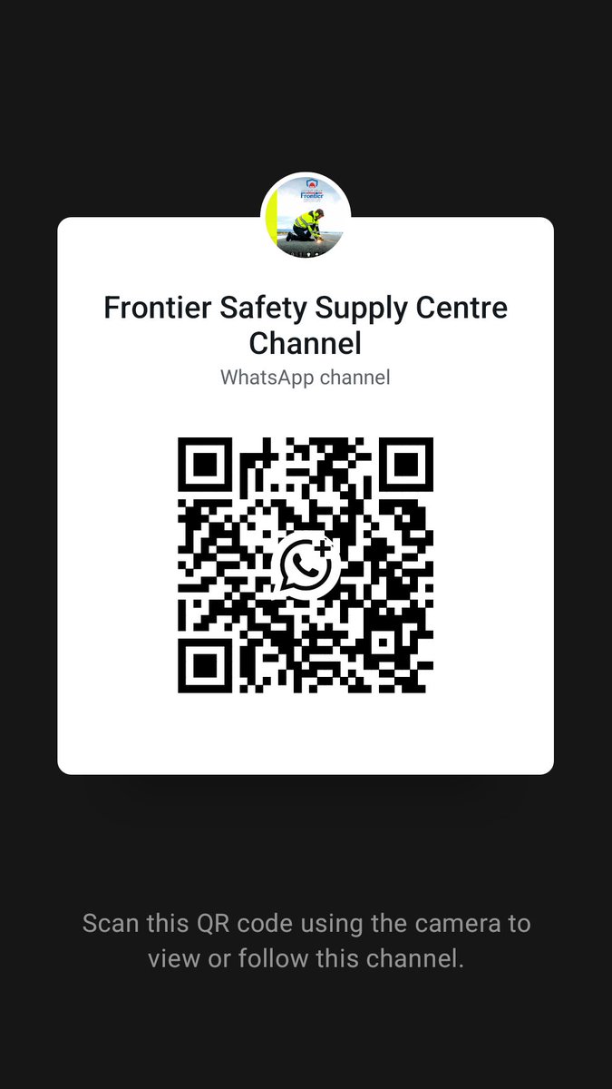FrontierSsc's tweet image. #Follow the Frontier Safety Supply Centre #Channel on #WhatsApp: whatsapp.com/channel/0029Va…