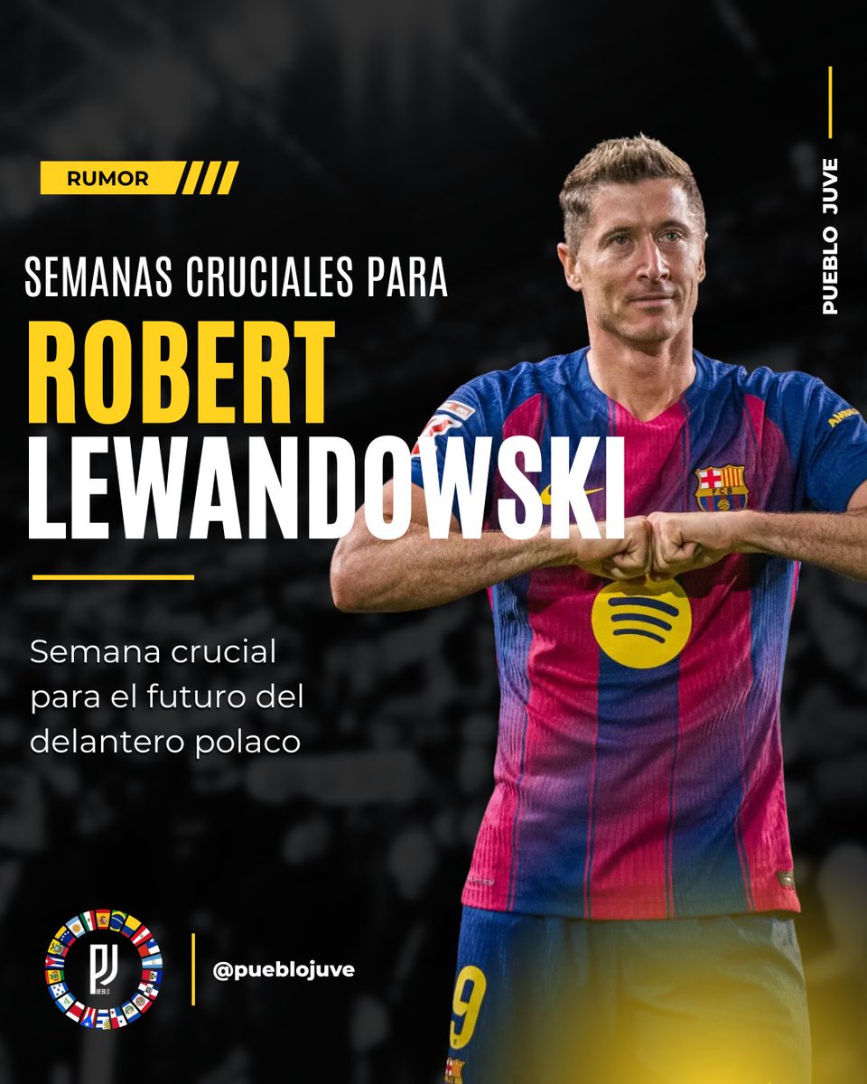 Pueblo_Juve's tweet image. 👀 El agente de Robert #Lewandowski estará viajando por toda Europa en las siguientes semanas para asesorar oportunidades para su cliente
El Barcelona planea hacerle una oferta de renovación pero a un salario reducido, en Italia la #Juventus y el Milan están interesados, pero ojo
