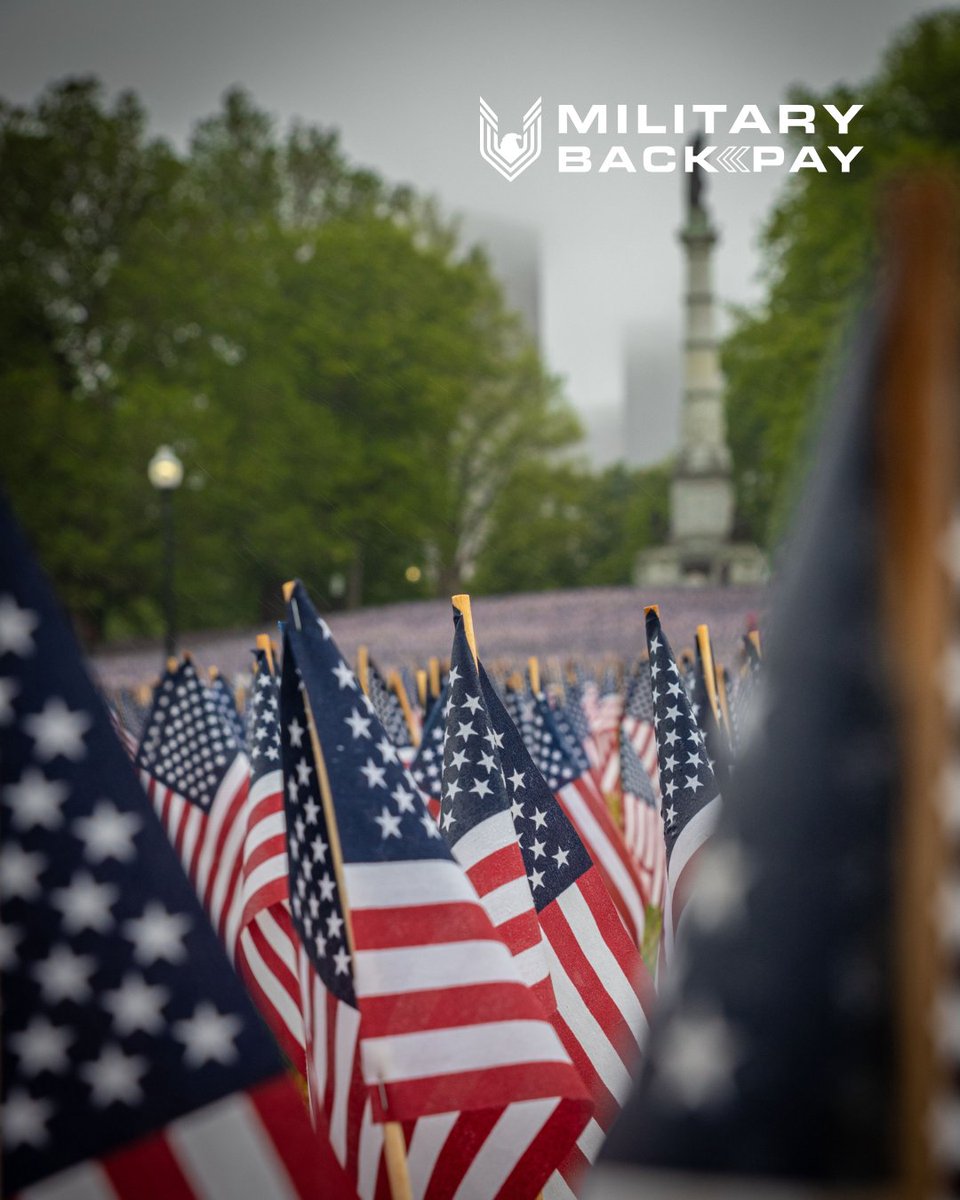 MilitaryBackPay's tweet photo. On Memorial Day, we honor and remember the brave men and women who gave their lives in service to our country. We remember their sacrifice with gratitude and respect.

#MilitaryBackPay #MilitaryLaw #ServiceMembers https://t.co/KDhPLHOX4X