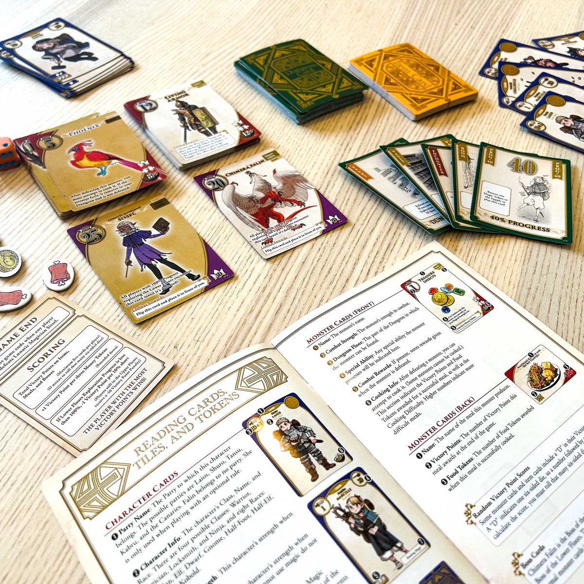 Anime's tweet photo. [AD] A must-have for every Delicious in Dungeon fan! Monster Eater, the officially licensed board game, releases May 26th, so make sure to grab your copy now!"

LINK: https://t.co/82pM6afmrk https://t.co/5cvpvUE3SI