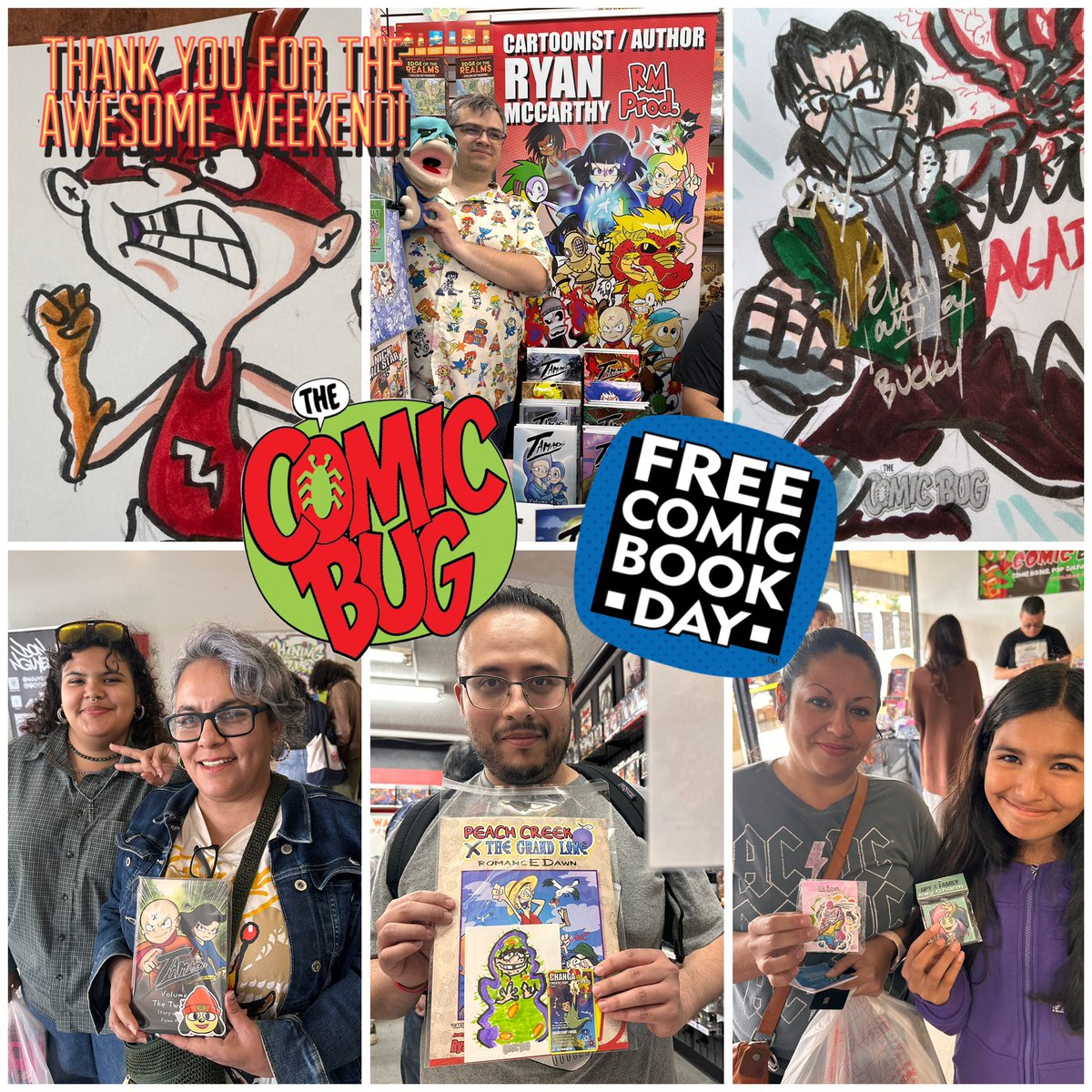 Ryan McCarthy @ComicConRevolution 5/16-17 tweet media