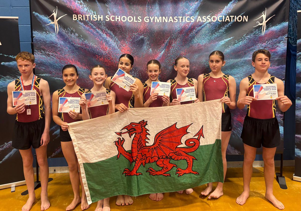 CorpusGirlsPE's tweet photo. Well done to the U13 Acro team of Rose, Kasia, Aliki, Amelia, Daria and Darcie, the U13 boys pair of Noah and Jake and Jake for his tumbling, their combined score meant Wales were U13 Tumble and Acro Regional National Champions! Excellent work everyone 👏👏🌟🏆🥇🏴󠁧󠁢󠁷󠁬󠁳󠁿🇬🇧 https://t.co/41AlvHVXY7