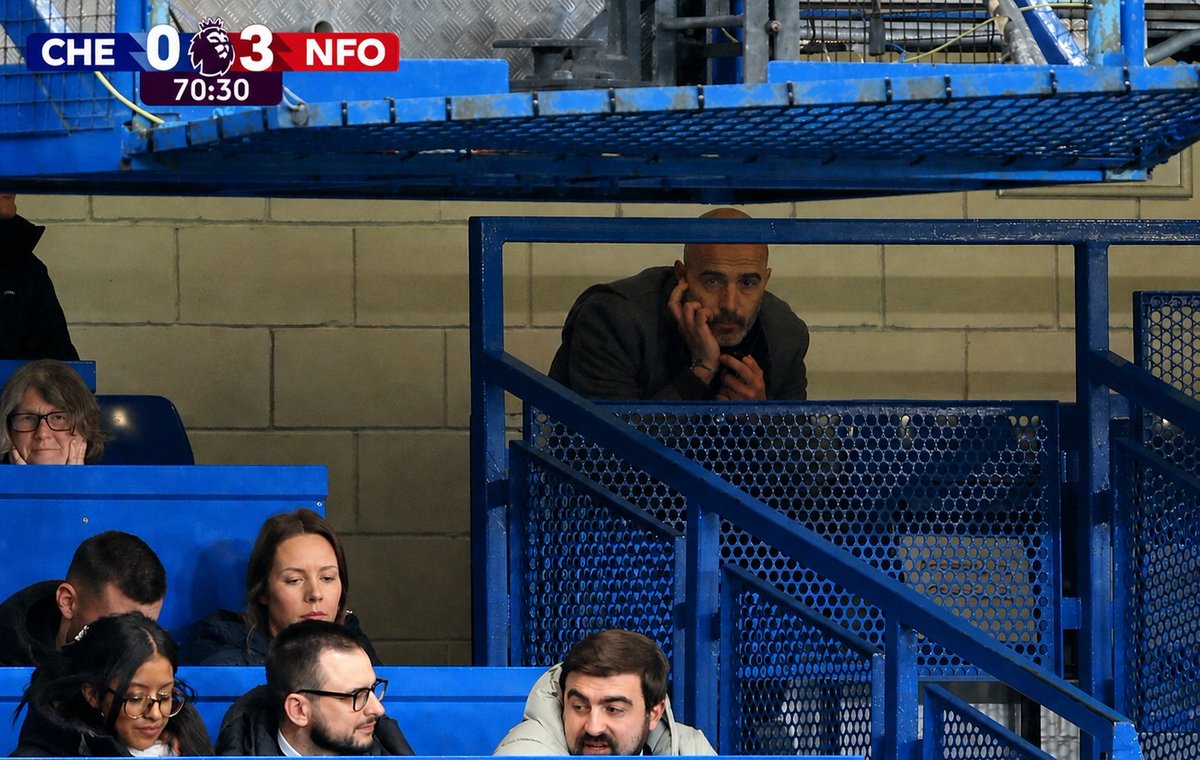 Is it true that Enzo Maresca came to Stamford bridge to watch this Chelsea match !