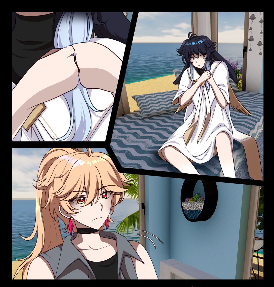 Glasperlenfuchs's tweet image. Genshin Impact Fancomic   6.14
 
#GenshinImpact #原神 #Venti #aether #venther #aeventi #ship