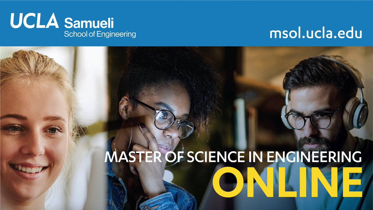 Master of Science in Engineering Online UCLA tweet media