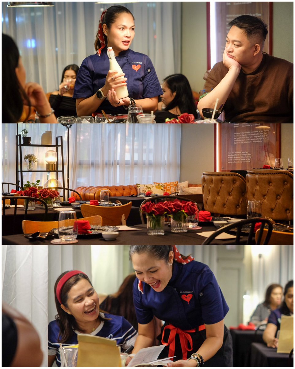 officialjudayph's tweet photo. That’s a wrap for Day 1 of May Chef’s Night! ✨ Busog sa sarap, busog din sa kwentuhan—at sa mga bagong kaibigang nakasalo natin tonight.
Grateful to share these moments with all of you. ❤️
#JudyAnnSantos #AngrydoboPH #ADChefsNight #ThisIsLove #LoveEatRelationship https://t.co/o7FPWZHVs3