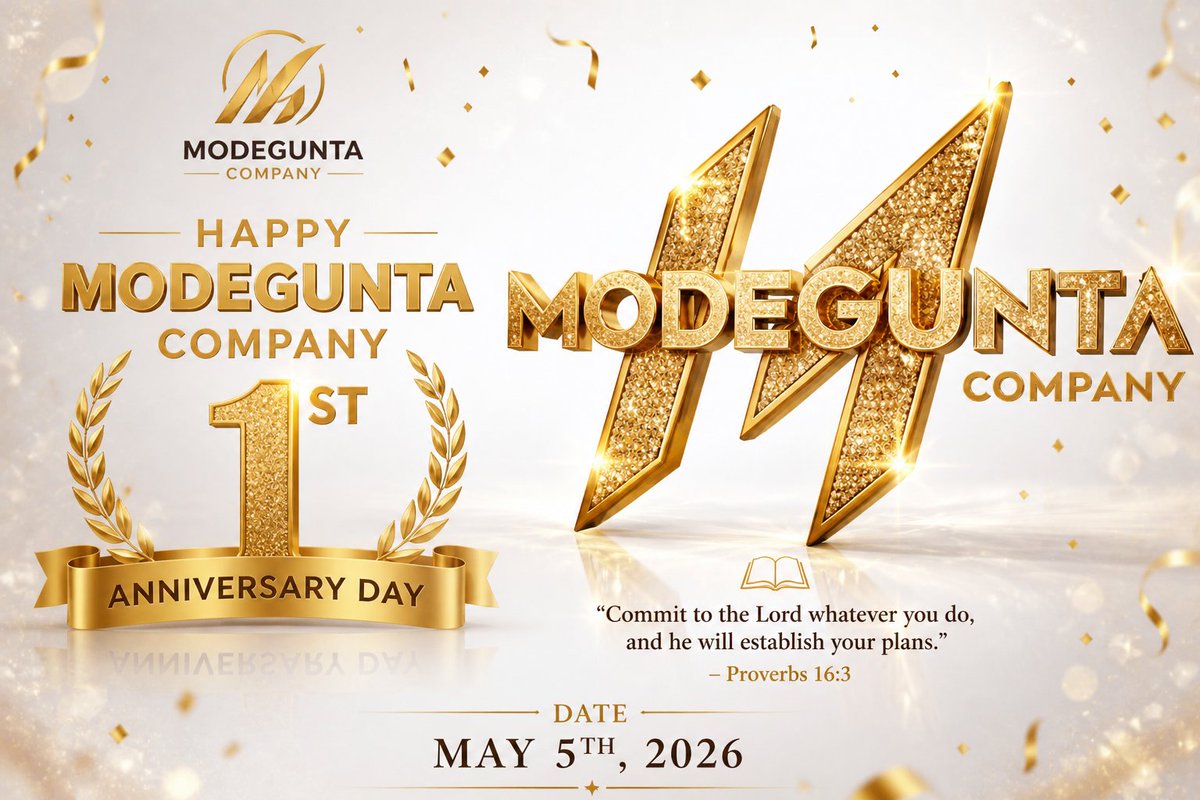 Modeguntacompan's tweet image. #ModeguntaCompany #Anniversary #Milestone #Modeguntaopcprivatelimited  #1stYear #success