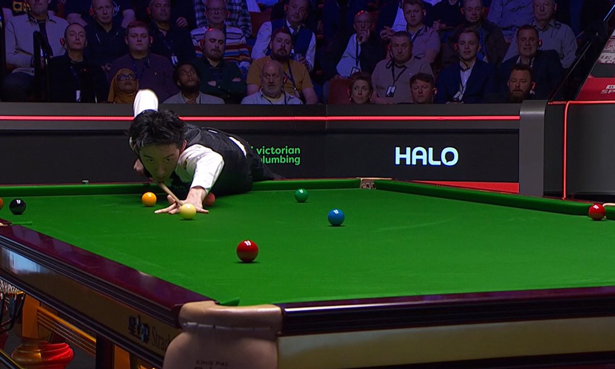 Livesnooker's tweet image. Shaun Murphy 1⃣5⃣-1⃣6⃣ Wu Yize

An instant response from the 22-year-old as he dominates the frame to move within two of the title 👀

Watch Live 📺➡️ bit.ly/WSC26Stream