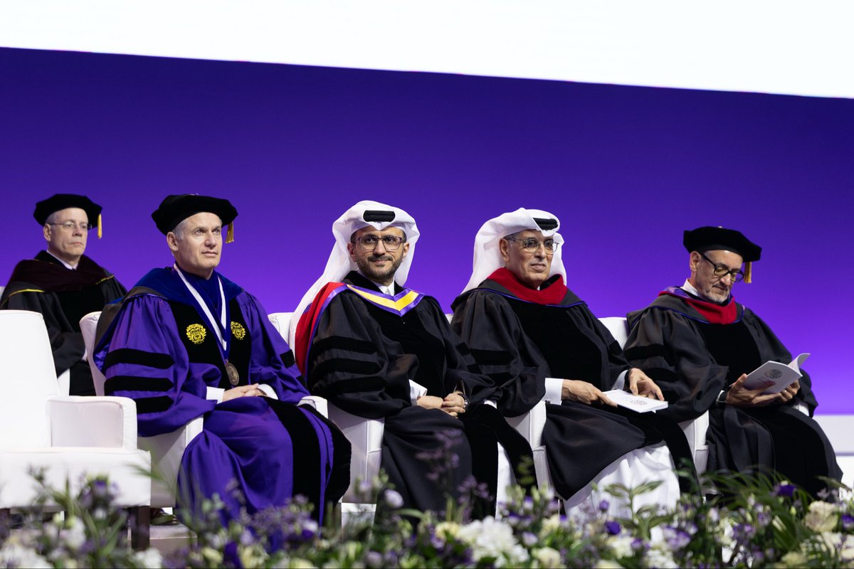 majedalansari's tweet photo. سعدتُ بالمشاركة اليوم كمتحدث في حفل تخريج دفعة 2026 بجامعة @NUQatar، وأشكر الجامعة على دعوتها الكريمة.
وأبارك لخريجي دفعة 2026، الذين يجسّدون الاعتزاز الوطني والتنوع العالمي، وعلى ثقة بأنكم ستمضون قدمًا بإحساسٍ راسخٍ  بالمسؤولية، متمسكين بالحقيقة والنزاهة، ومؤدين دوركم في مجال الإعلام والاتصال بمهنية.