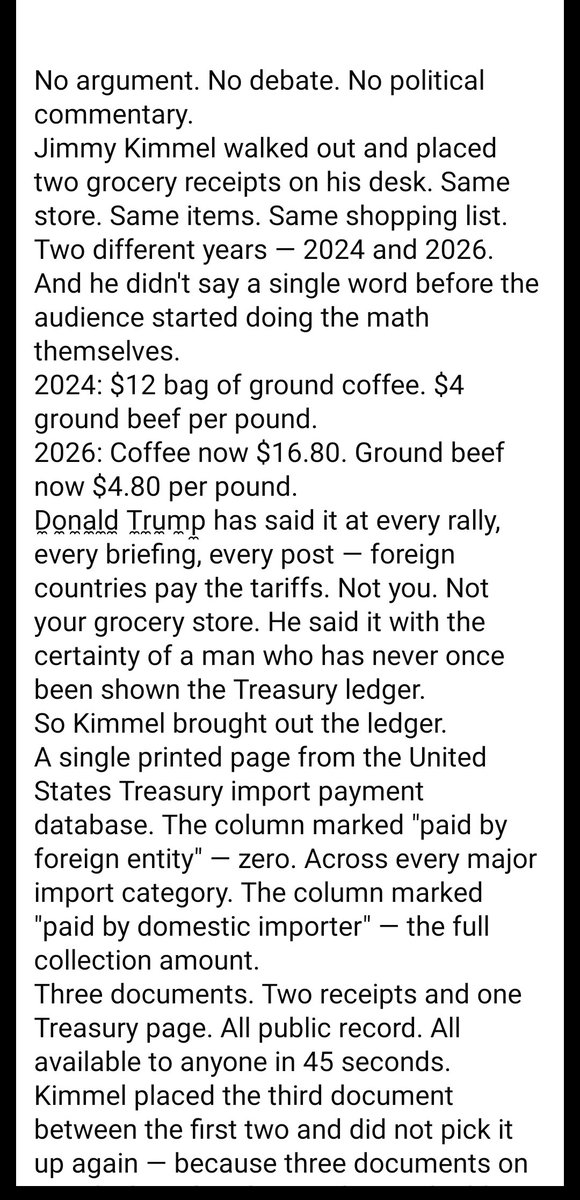 barreira_tony's tweet photo. @MAGAVoice #Trump #JimmyKimmel #TrumpHighPrices #Oil #TrumpConMan #MagaBeenDuped #MAGA https://t.co/16fVjc0Mrh