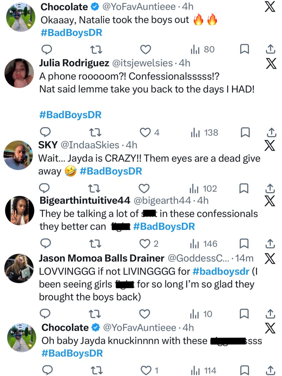 The_ZeusNetwork's tweet image. 😮‍💨 #BadBoysDominicanRepublic made NOISE trending at #15 on the TWITTER “X” charts with #Jayda &amp;amp; #Noel!! 👏🏾 Swipe 👉🏾 to see what fans had to say &amp;amp; comment your thoughts on the premiere!!👇🏾
