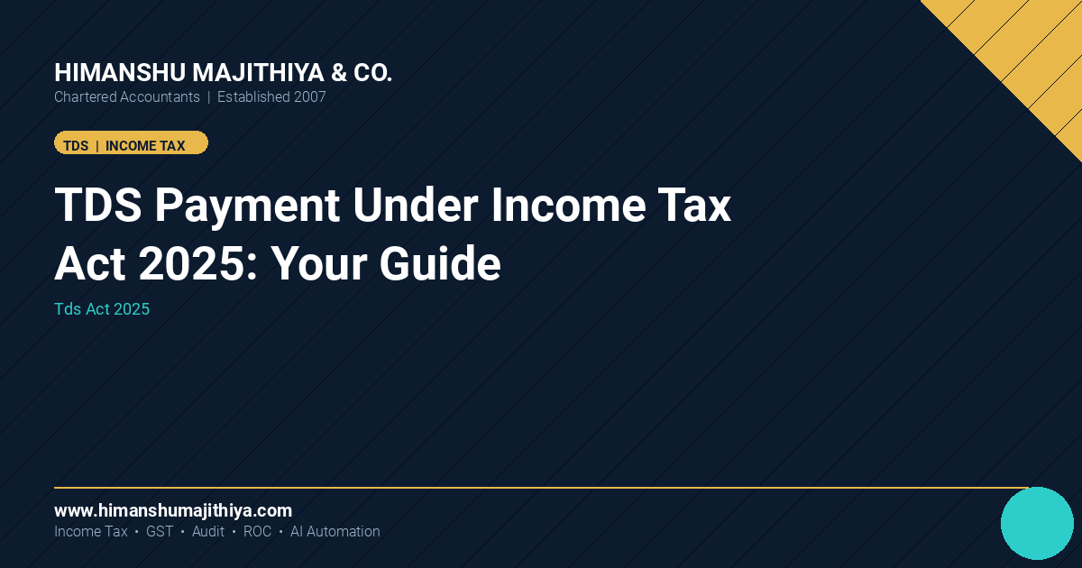 HMajithiya77671's tweet image. Confused about the new TDS rules? The Income Tax Act 2025 has brought big changes. This post breaks down the key sections (392, 393, and 394) in simple terms, so you can understand when and how to pay. We'll cover dead...

himanshumajithiya.com/resources/blog…
#TDS #IncomeTax #Taxation