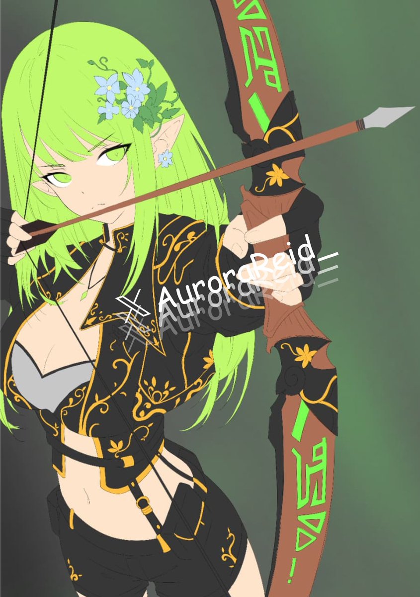 AuroraReid_'s tweet image. Forest born and deadly accurate 🌿📷 Commissioned OC for a client! had a lot of fun bringing her to life

#OCart #illustration #customdesign #characterart
